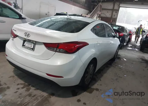 2016 Hyundai Elantra Se from USA, damaged, VIN 5NPDH4AE4GH655044